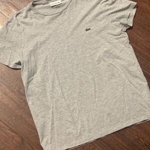 Lacoste Light Gray Men's Short Sleeve Tee